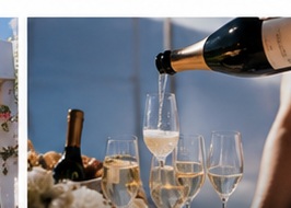 Champagne and luxury lifestyle